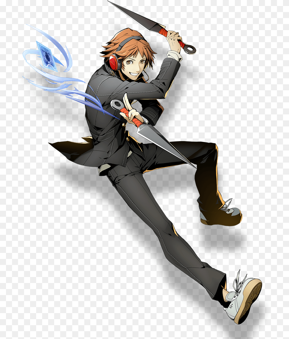 Blazblue Cross Tag Battle High Quality Blazblue Cross Tag Battle Yosuke Hanamura, Book, Comics, Publication, Weapon Free Png Download