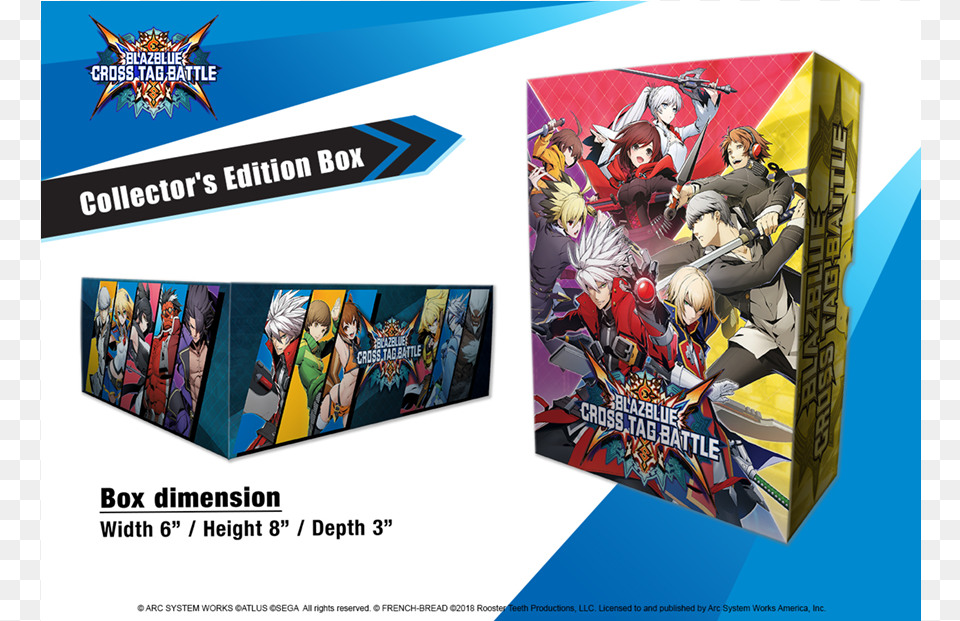 Blazblue Cross Tag Battle Limited Edition, Publication, Book, Comics, Adult Free Png Download