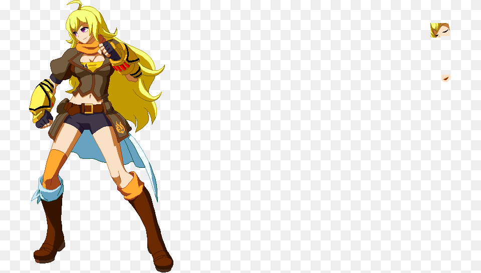 Blazblue Cross Tag Battle Yang Sprite, Adult, Book, Comics, Female Png