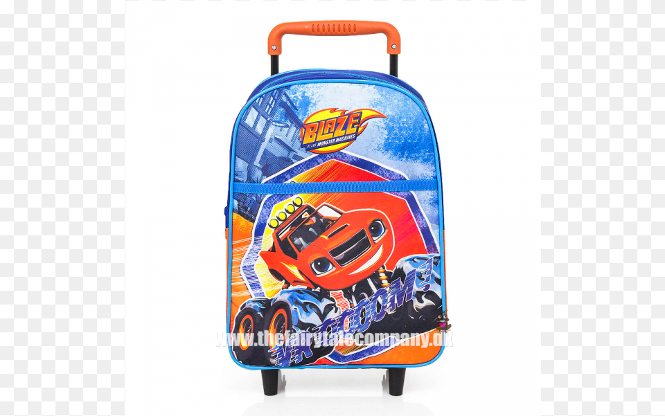 Blaze And Monster Machines Trolley On Wheels Backpack, Baggage, Suitcase Free Png Download