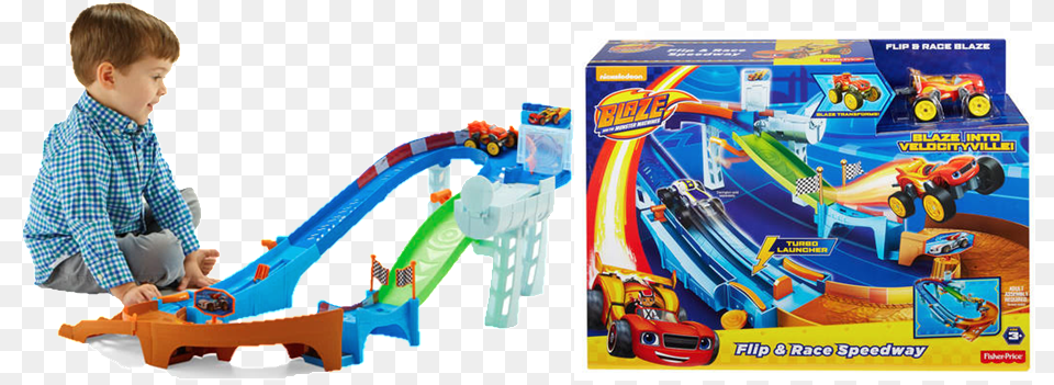 Blaze And The Monster Machine Velocityville Speedway Blaze And The Monster Machines Flip And Race Speedway, Boy, Child, Male, Person Free Transparent Png