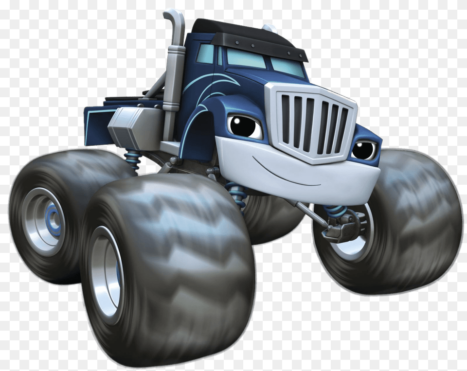 Blaze And The Monster Machines Crucher, Device, Tool, Plant, Lawn Mower Png Image