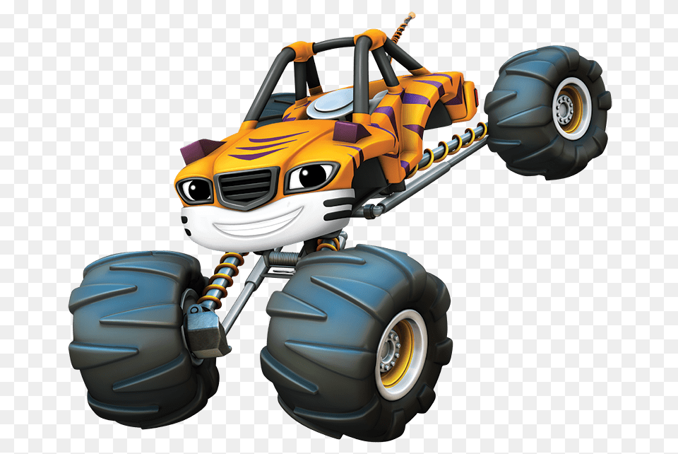 Blaze And The Monster Machines Stripes, Buggy, Vehicle, Transportation, Machine Free Png Download