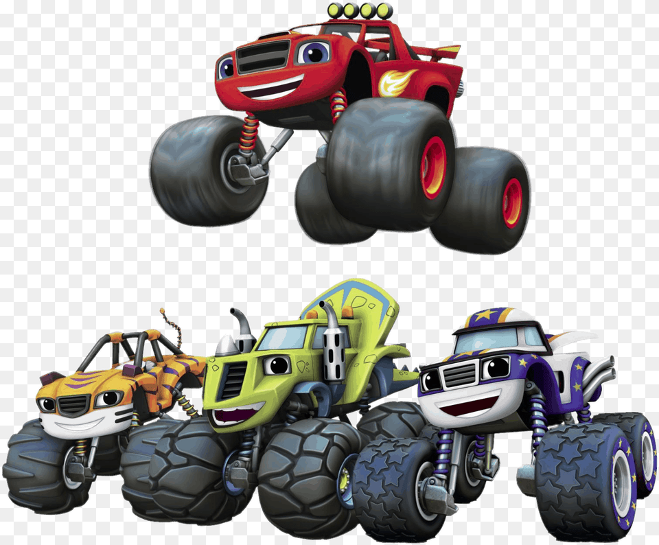 Blaze Jumping Over Monster Machines Blaze And The Monster Machine Background, Buggy, Vehicle, Transportation, Wheel Free Png