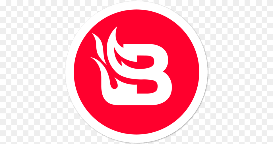 Blaze Media Icon Red Sticker Language, Logo, Disk Free Png Download