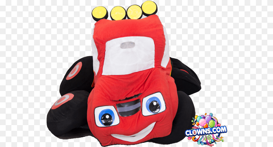 Blaze Monster Machine Clown, Plush, Toy, Bag, Backpack Free Png Download