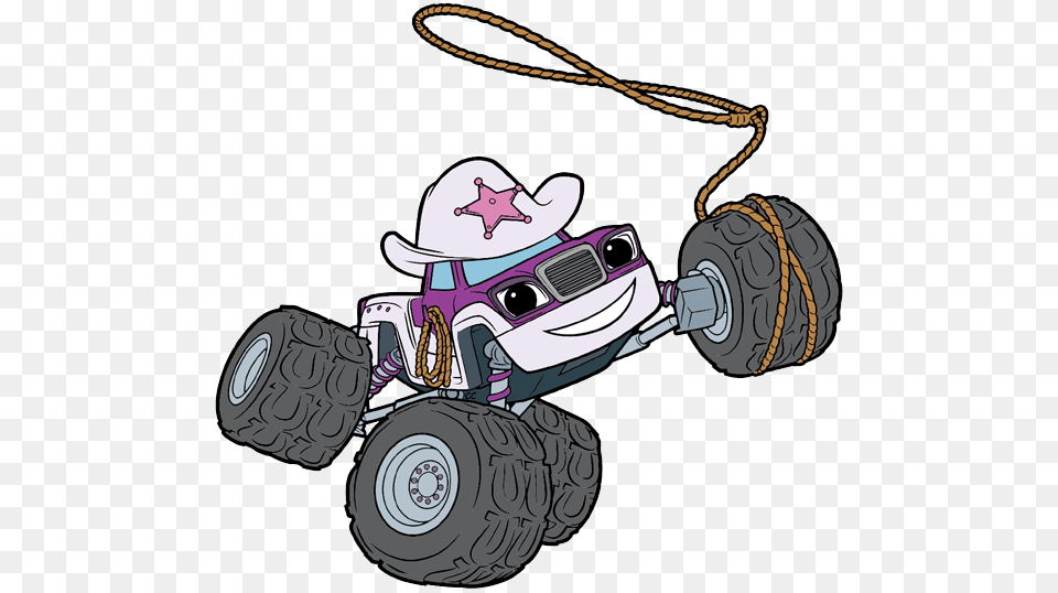 Blaze Monster Machine Starla, Device, Grass, Lawn, Lawn Mower Free Png