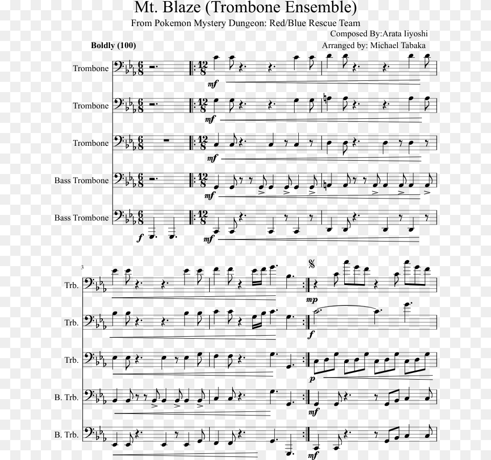 Blaze Sheet Music Composed By Composed By Sheet Music, Gray Png