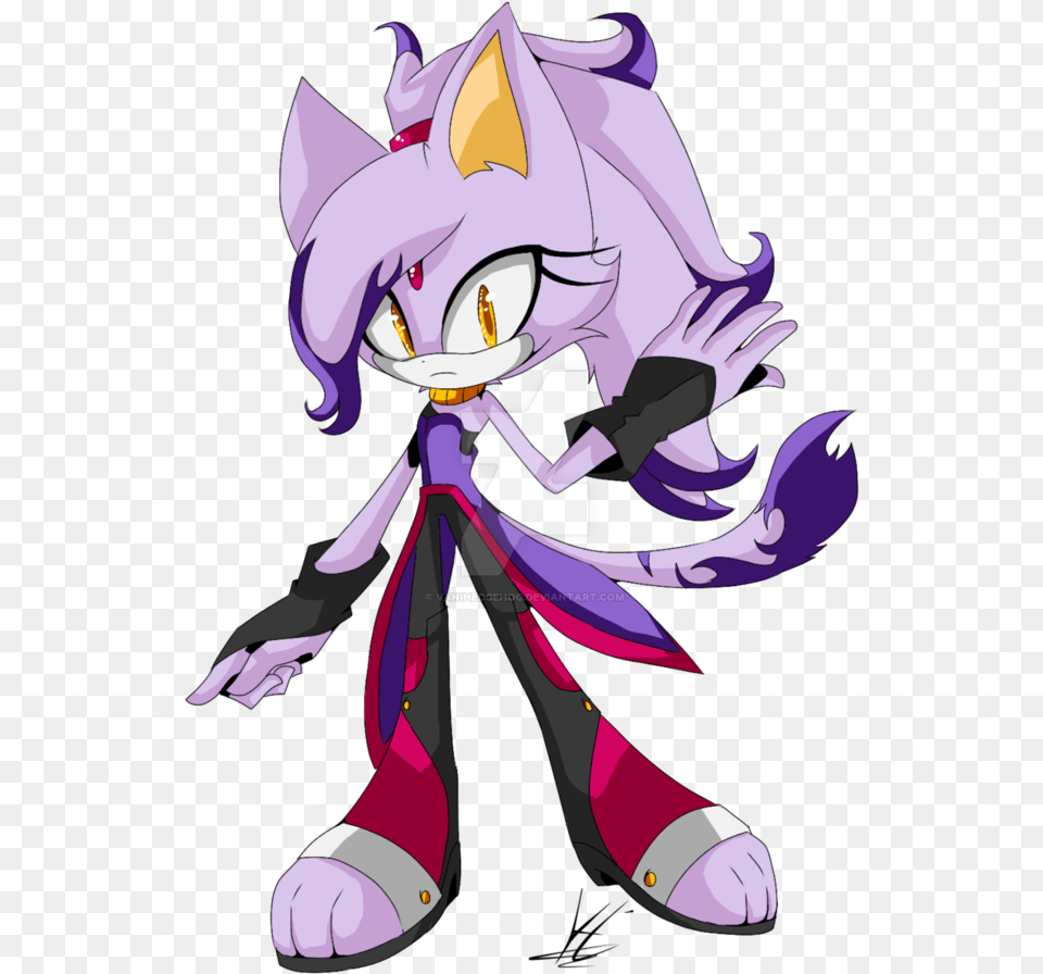 Blaze The Cat, Book, Comics, Publication, Purple Free Png