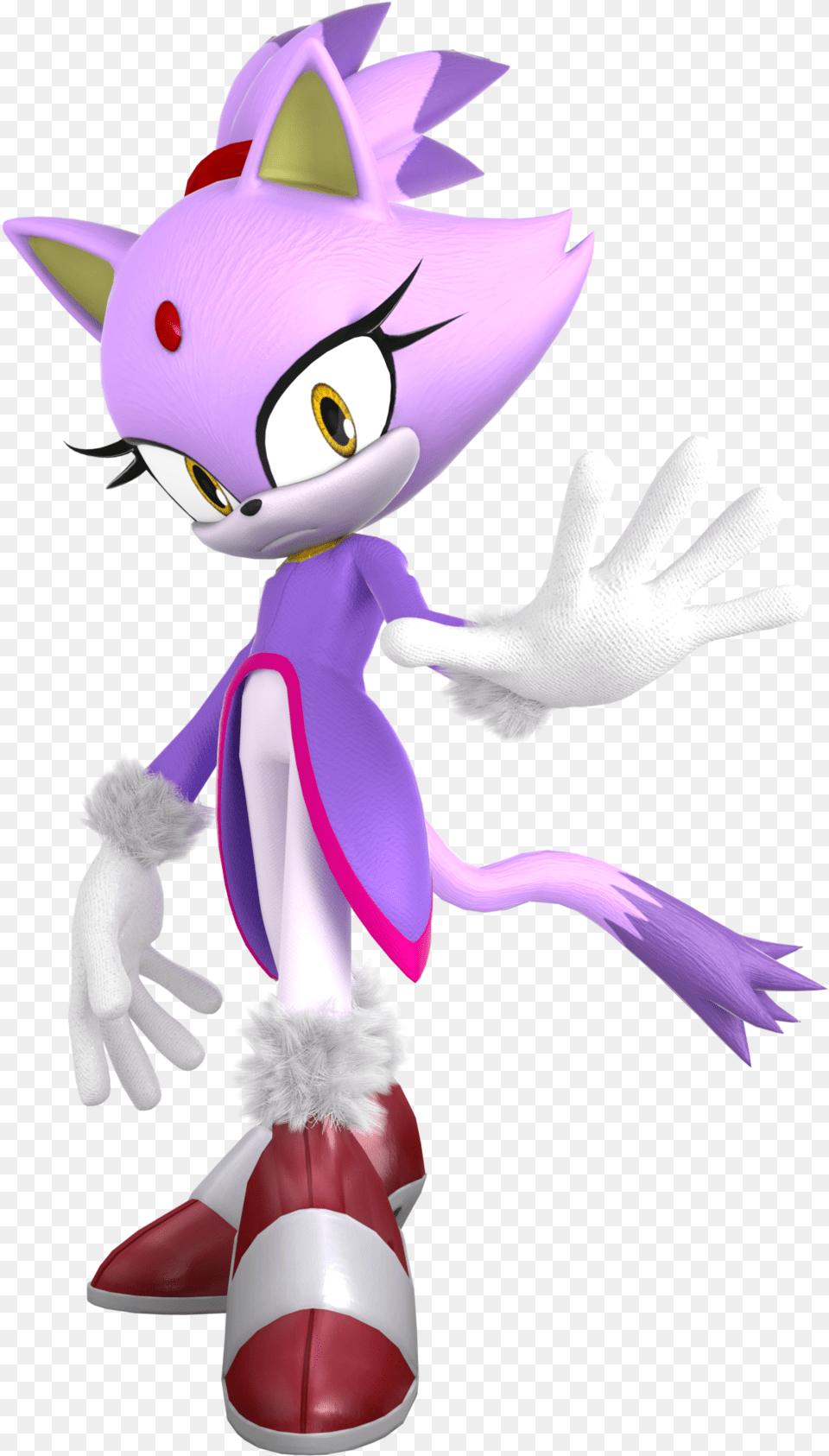 Blaze The Cat By Tailsmiles249 Blaze The Cat, Clothing, Glove, Toy, Footwear Free Png