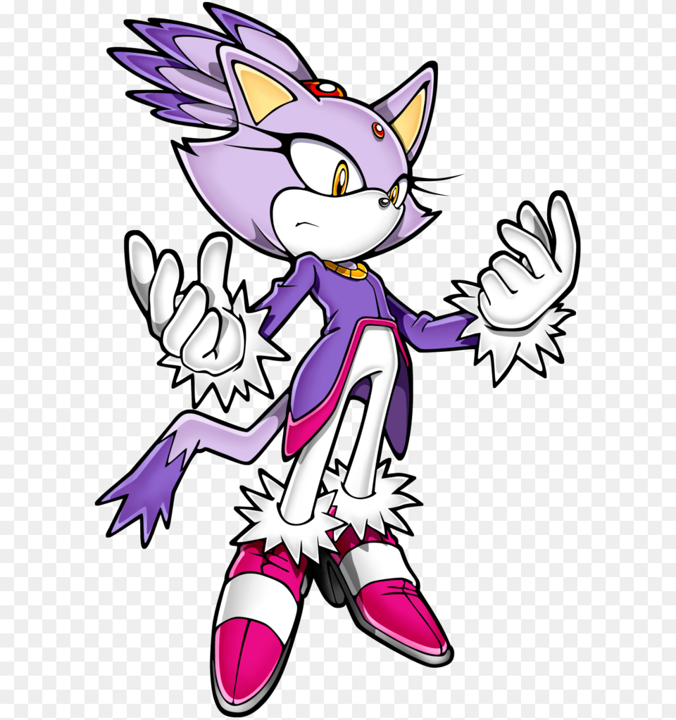 Blaze The Cat Respect Thread Here Is A Blaze The Cat Blaze The Cat Sonic Rush, Book, Comics, Publication, Purple Free Png Download