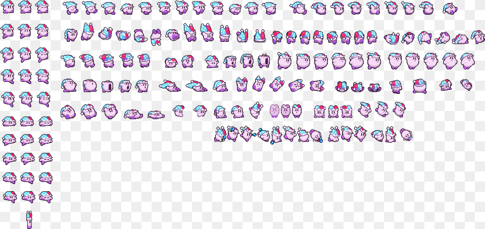 Blaze The Cat Sprite Sheet, Text Free Transparent Png