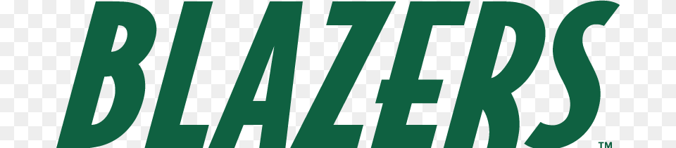 Blazers Logo Logo, Green, Text Free Png
