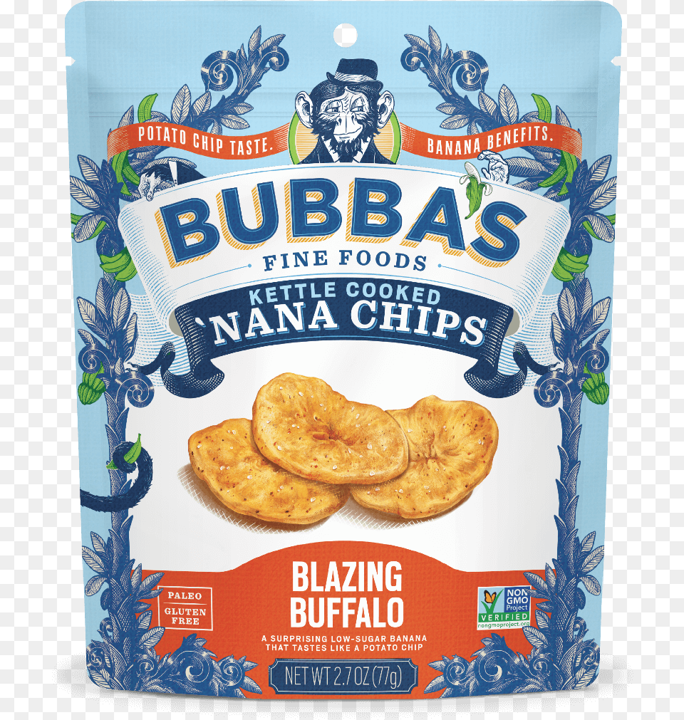 Blazing Buffalo Nana Chips Bubba39s Fine Foods Snack Mix, Advertisement, Produce, Plant, Food Free Png Download