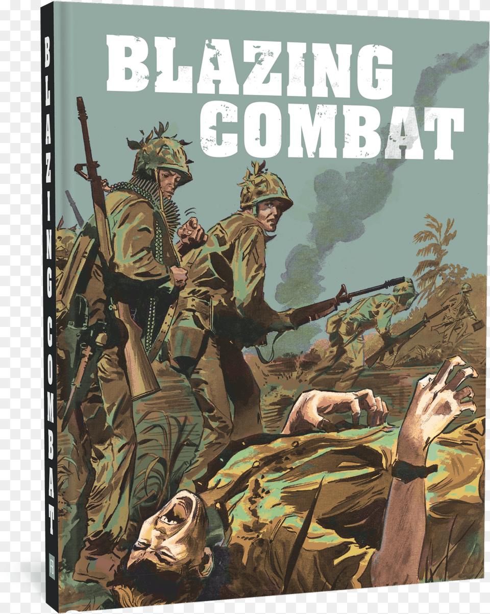 Blazing Combat Reprint Blazing Combat, Book, Comics, Publication, Person Png