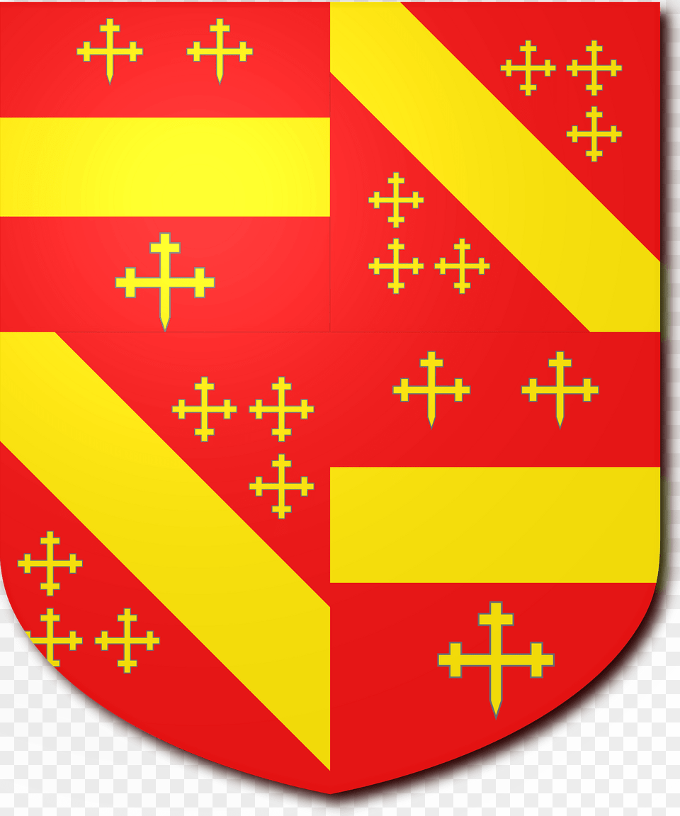 Blazon Of Barons Harlech 1876 Clipart, Armor, Shield, First Aid Free Transparent Png