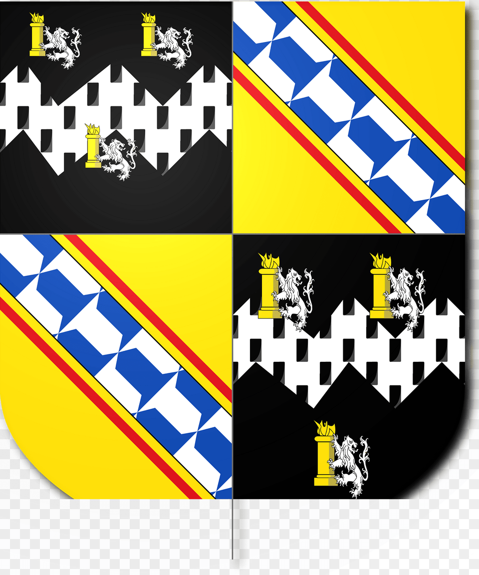 Blazon Of Bowyer Smijth Baronets Of Hill Hall 1661 Clipart, Armor, Shield Png Image