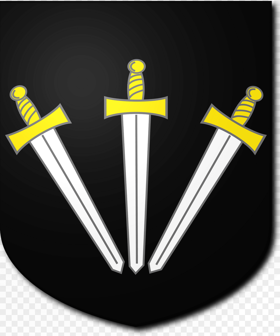 Blazon Of Charles William Paulet Clipart, Sword, Weapon, Blade, Dagger Free Transparent Png