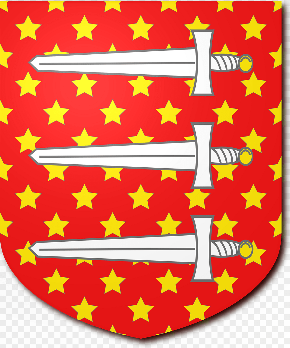 Blazon Of Chute Baronets Of Hinxhill Place 1684 Clipart, Armor, Flag, Sword, Weapon Png Image