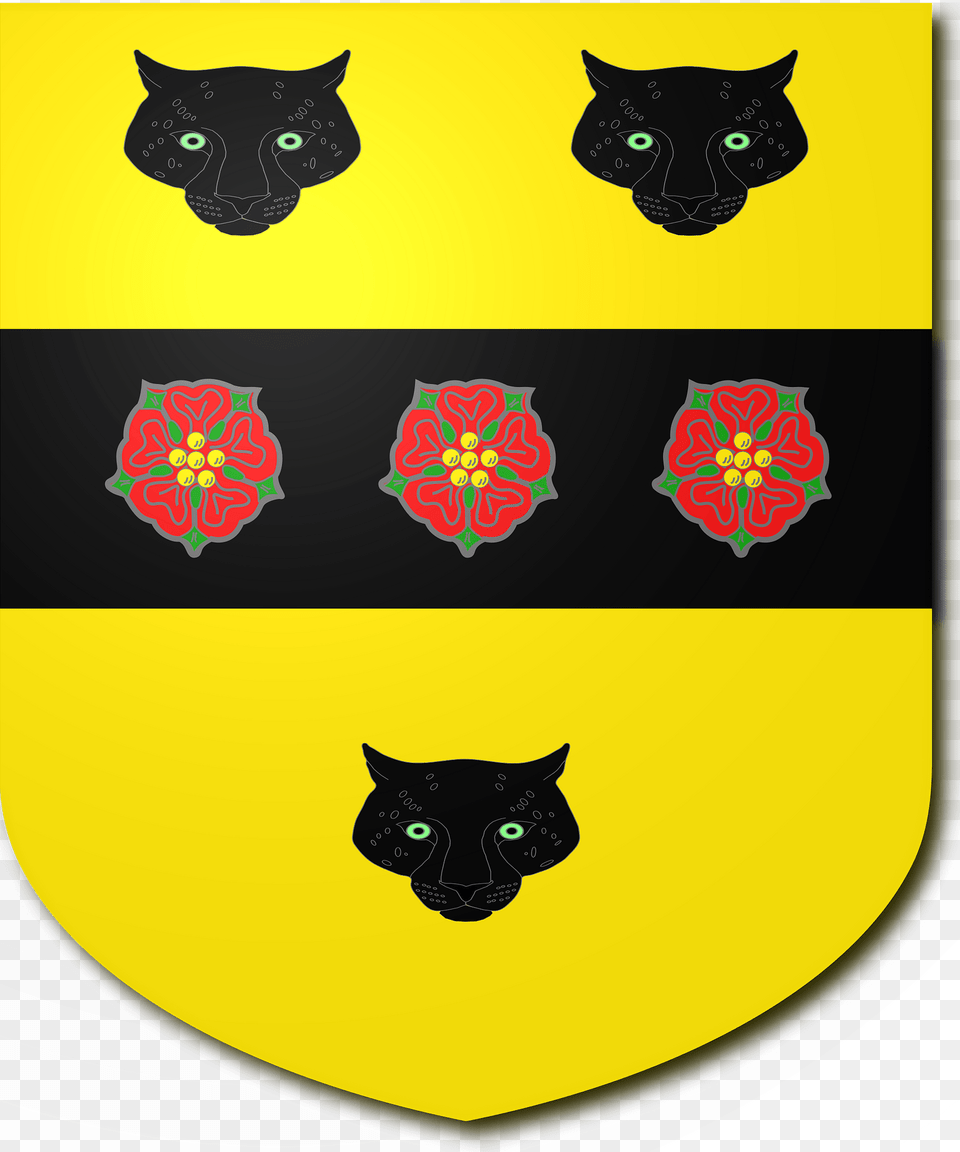 Blazon Of Hill Baronets Of Bradford 1917 Clipart, Armor, Shield, Animal, Cat Free Transparent Png