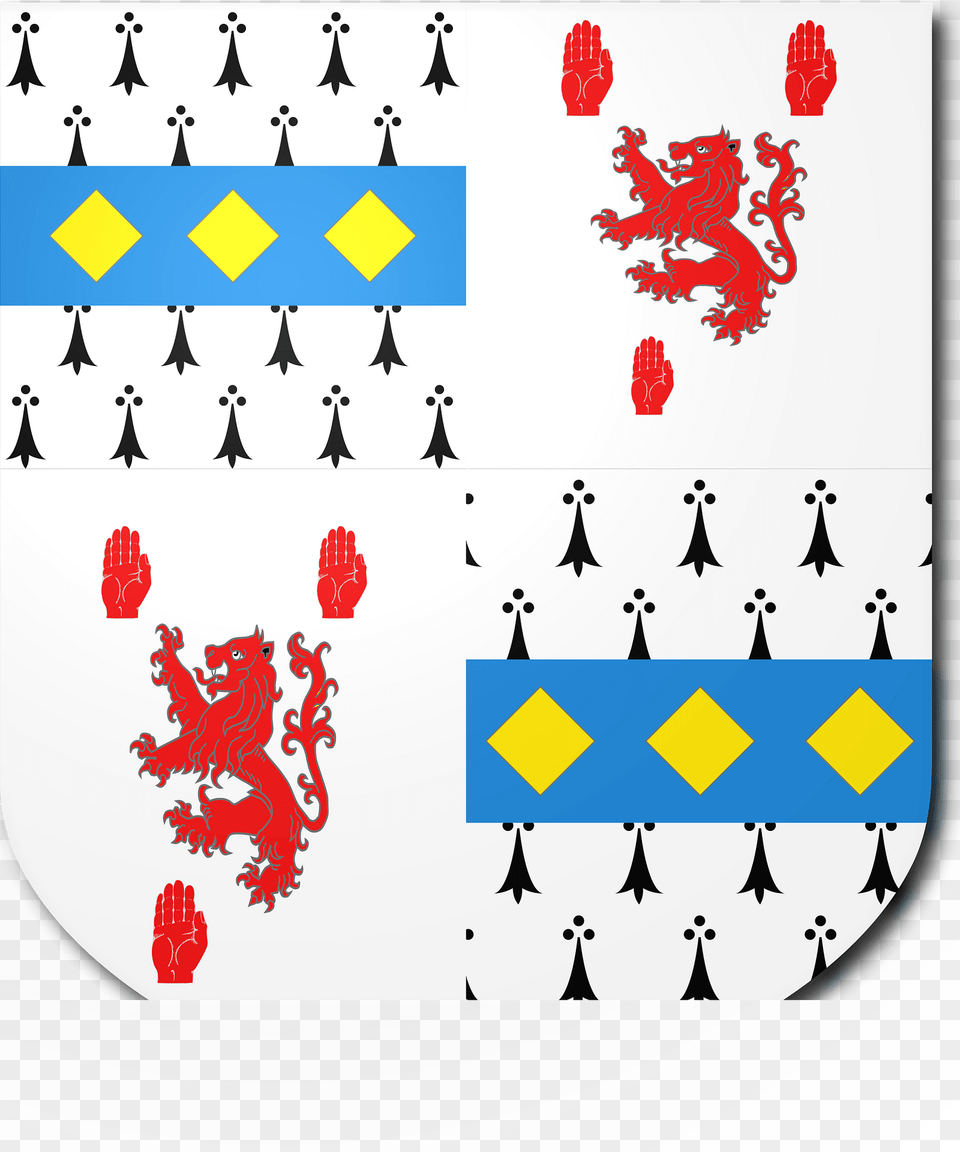 Blazon Of Nagle Baronets Of Jamestown 1813 Clipart, Armor, Shield, Person Png Image