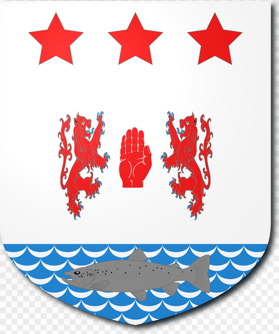 Blazon Of O39neill 1643 Clipart, Animal, Fish, Sea Life, Armor Free Transparent Png