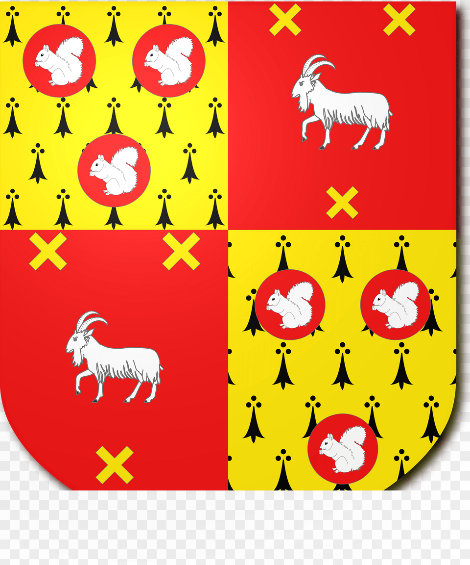 Blazon Of Oswin Cumming Baker Cresswell Clipart, Animal, Armor, Livestock, Mammal Png Image