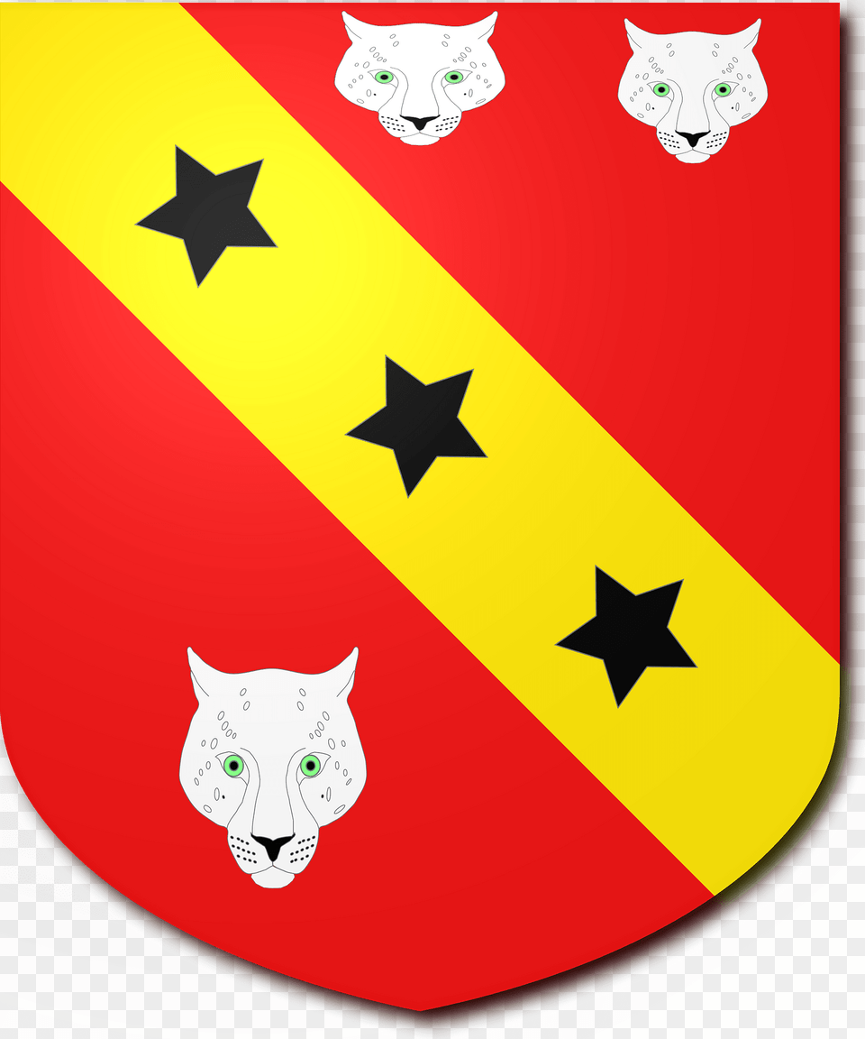 Blazon Of Paylor Baronets 1642 Clipart, Armor, Shield, Animal, Cat Free Png