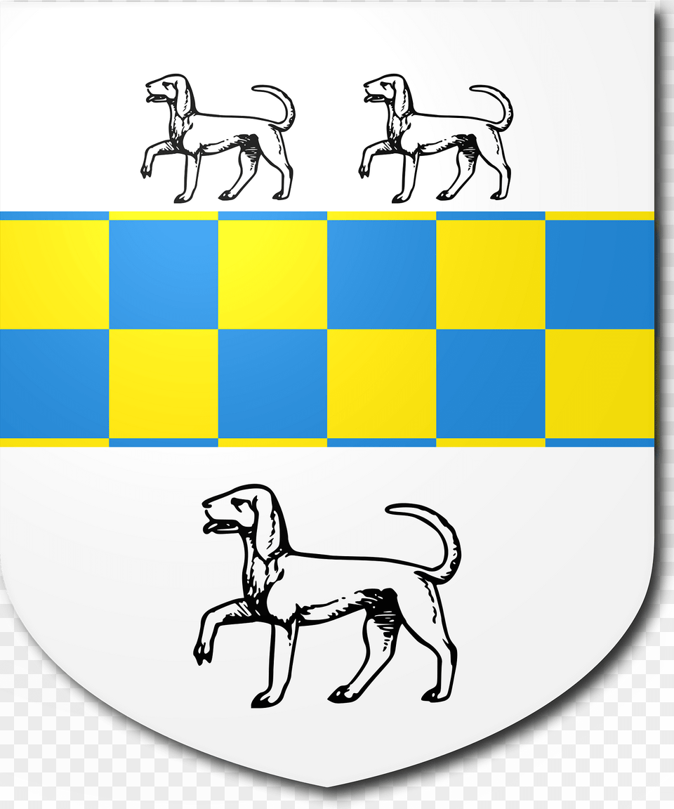 Blazon Of Warren Baronets Of Warren39s Court 1784 Clipart, Animal, Canine, Dog, Mammal Png Image