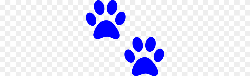 Ble Paw Prints Clip Art, Footprint Free Png