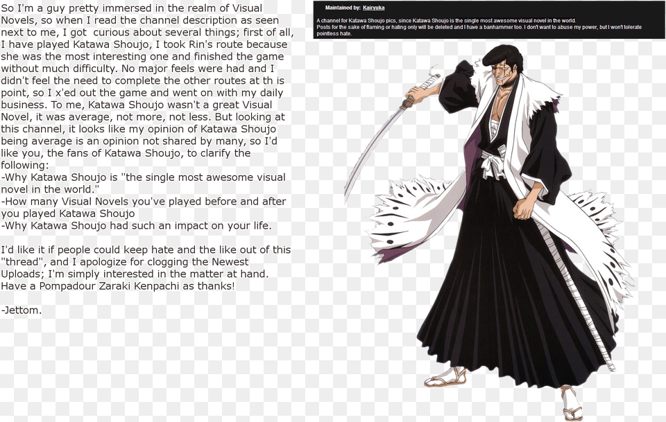 Bleach 11th Division Captain Zaraki Kenpachi Cosplay, Book, Comics, Publication, Sword Free Transparent Png