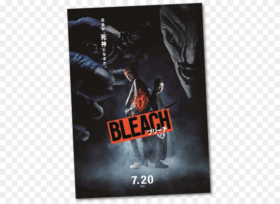 Bleach 2018 Movie Poster, Adult, Person, Man, Male Png