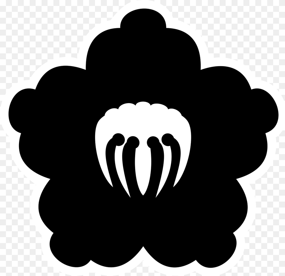 Bleach 6th Division Emblem, Silhouette, Stencil, Ammunition, Grenade Free Png