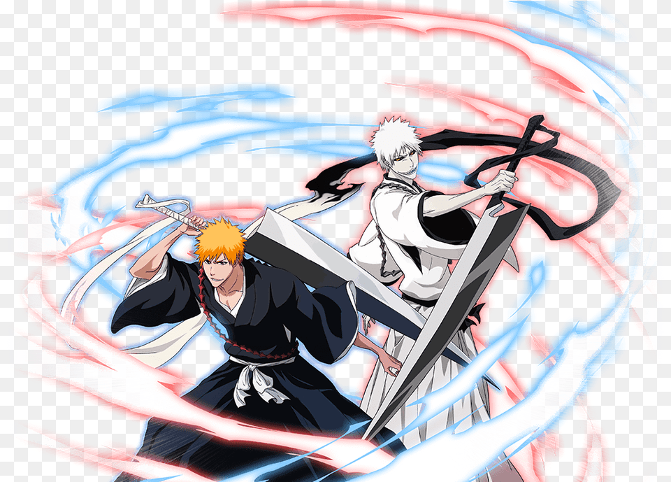 Bleach Brave Souls Ichigo Tag Team Bleach Brave Souls Ichigo Fullbring, Publication, Book, Comics, Person Png