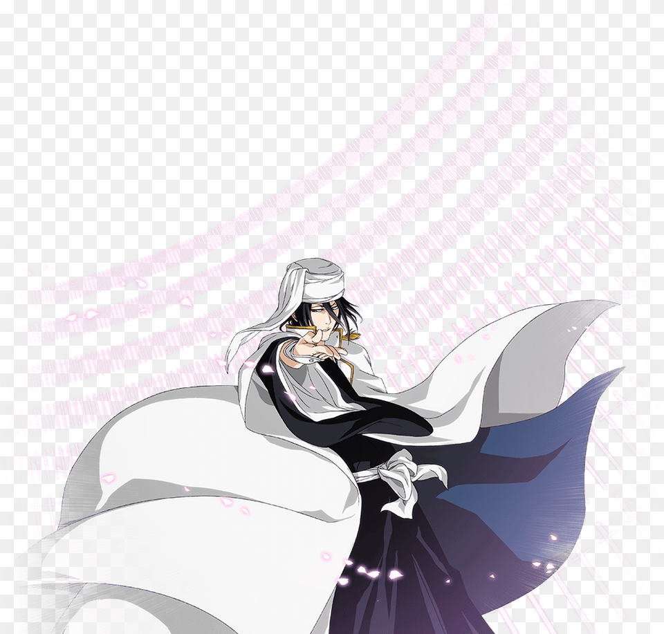 Bleach Brave Souls Thousand Year Blood War Byakuya, Adult, Publication, Person, Female Png Image