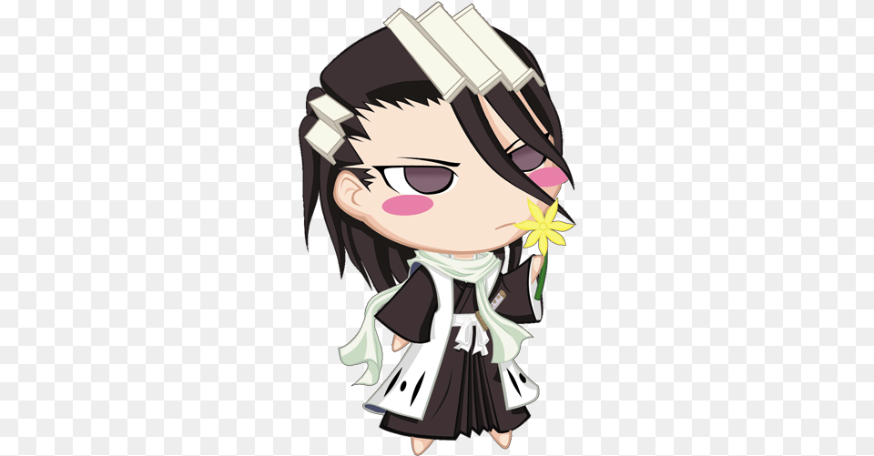 Bleach Chibi Nr 4 Byakuya Bleach Chibi, Book, Comics, Publication, Manga Png