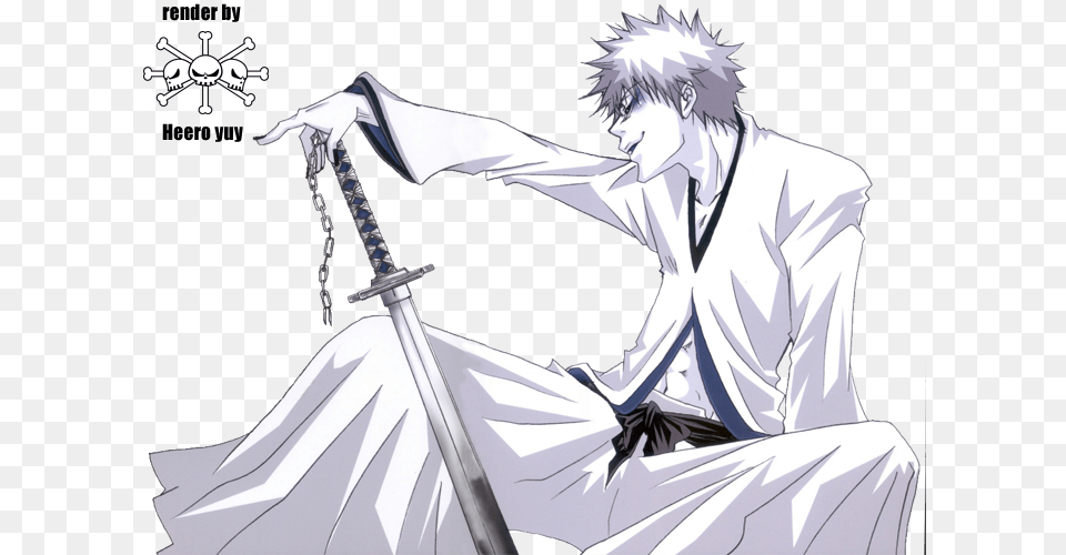 Bleach Hollow Ichigo, Book, Comics, Publication, Weapon Free Png Download