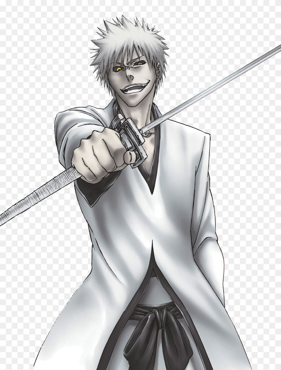 Bleach Hollow Ichigo Hollow Ichigo, Adult, Weapon, Sword, Publication Free Png Download