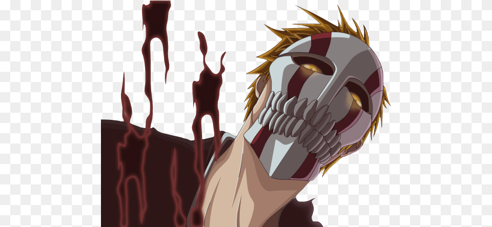 Bleach Ichigo Hollow Ichigo Masque Hollow, Person, Body Part, Hand, Anime Free Png