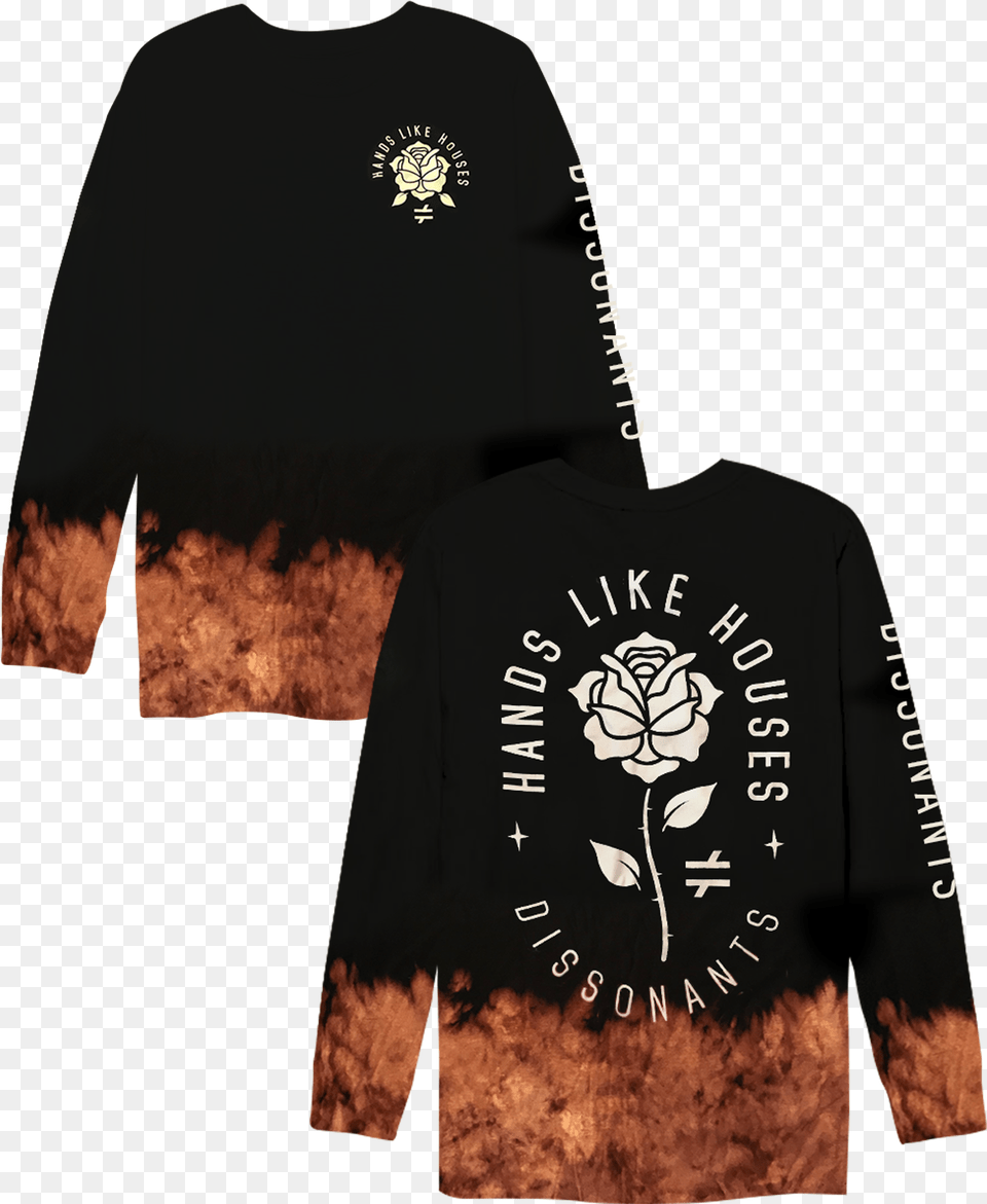 Bleach Logo Hands Like Houses Merch, Clothing, Long Sleeve, Sleeve, T-shirt Free Png