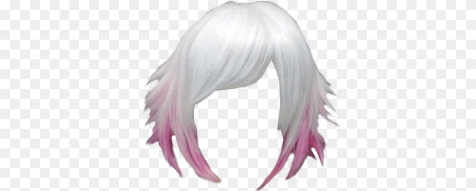 Bleached Blonde Pink Highlights Hair Anime Hairstyle Background, Adult, Female, Person, Woman Free Transparent Png