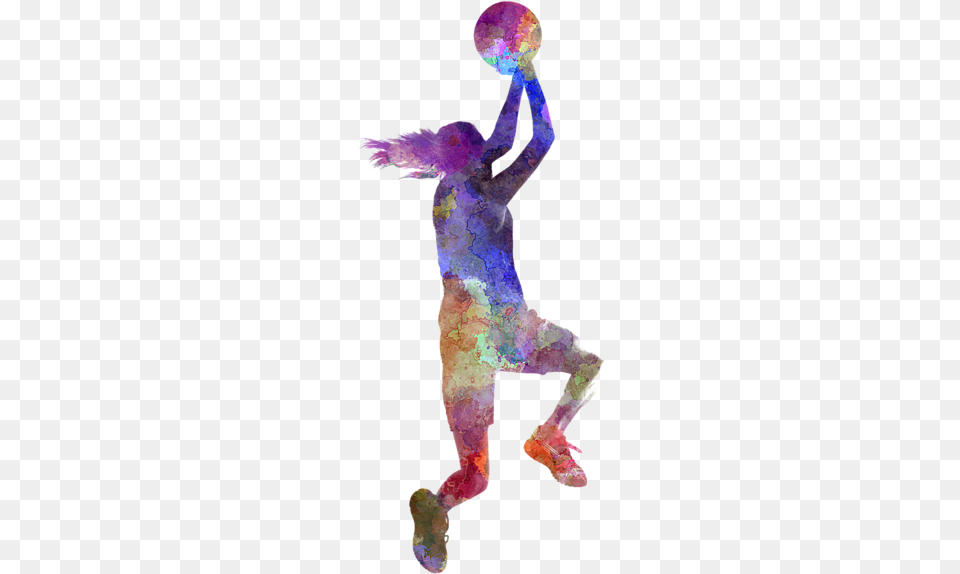 Bleed Area May Not Be Visible Basketball Watercolor, Purple, Dancing, Person, Leisure Activities Free Png Download