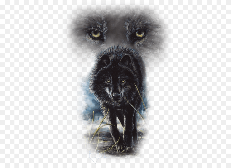 Bleed Area May Not Be Visible Black Wolf Hunting, Animal, Wildlife, Mammal, Lion Free Png Download