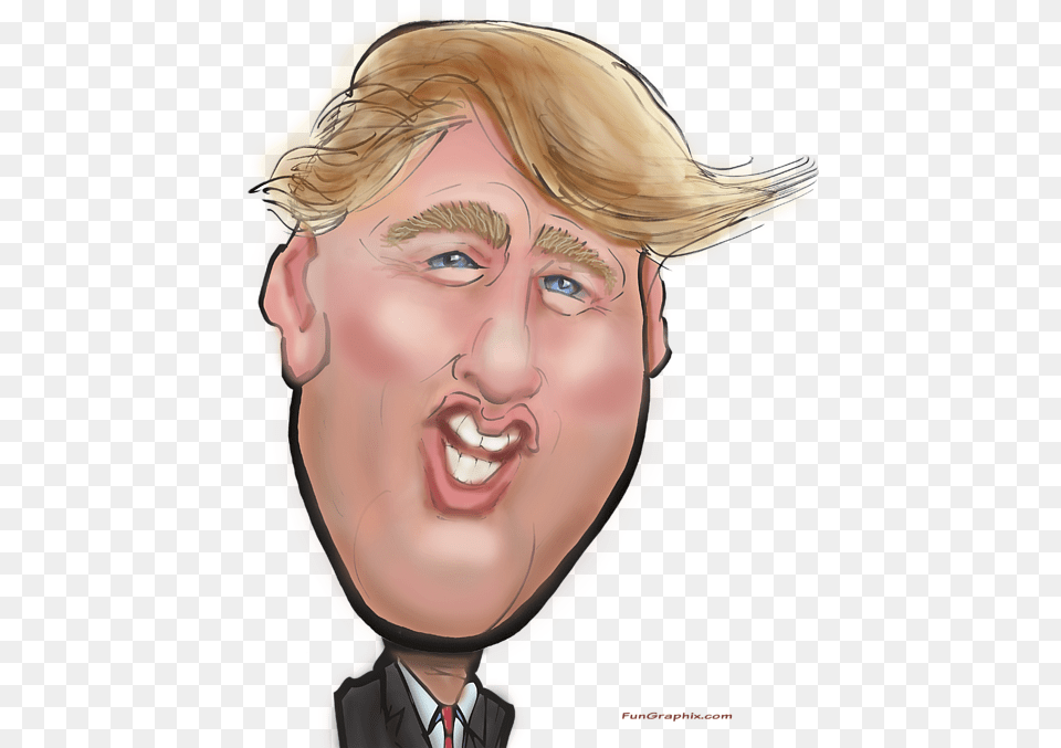Bleed Area May Not Be Visible Digital Art Donald Trump, Adult, Portrait, Photography, Person Png