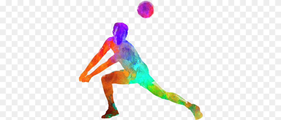 Bleed Area May Not Be Visible Jugador Voleibol Acuarela, Purple, Person, Dancing, Leisure Activities Free Png