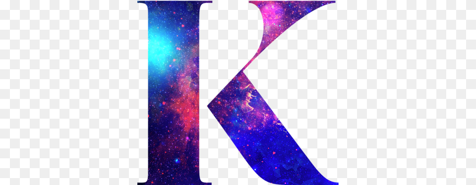 Bleed Area May Not Be Visible Letter K Galaxy, Nature, Night, Outdoors, Purple Free Png Download