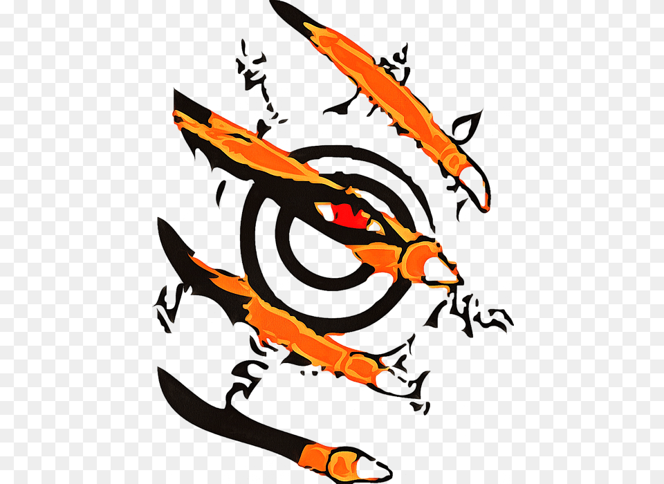 Bleed Area May Not Be Visible Naruto Nine Tails Tattoo, Animal, Carp, Fish, Koi Free Transparent Png