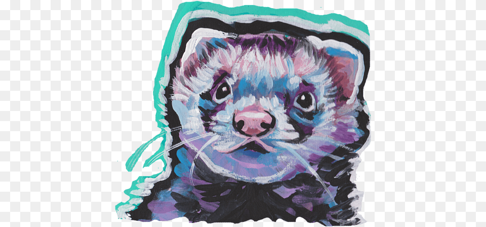 Bleed Area May Not Be Visible Pop Art Ferret, Animal, Mammal, Person Free Transparent Png