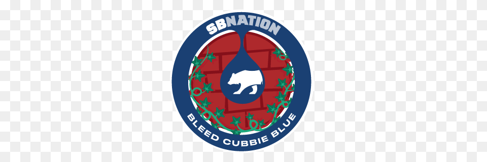 Bleed Cubbie Blue A Chicago Cubs Community, Emblem, Symbol, Logo, Disk Free Transparent Png