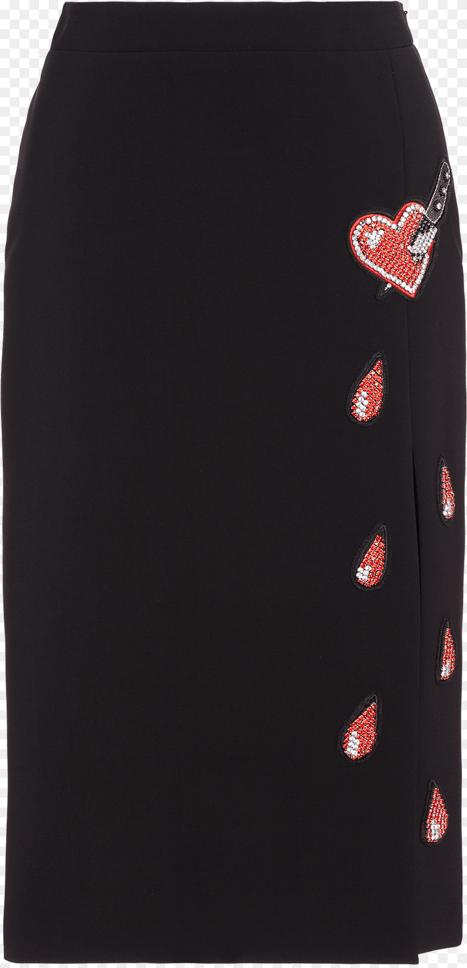 Bleeding Heart Crepe Skirt Pencil Skirt, Clothing, Miniskirt Free Png